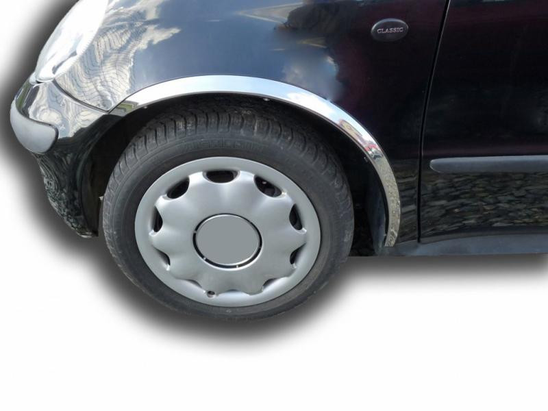 Купить Накладки на арки (4 шт, нерж) для Mercedes A-сlass W168 1997-2004 гг