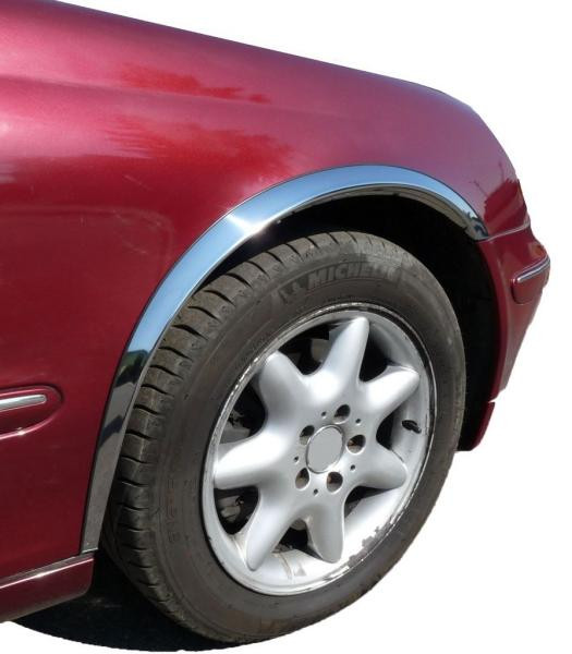 Купити Накладки на арки (4 шт, нерж) для Mercedes C-class W203 2000-2007рр