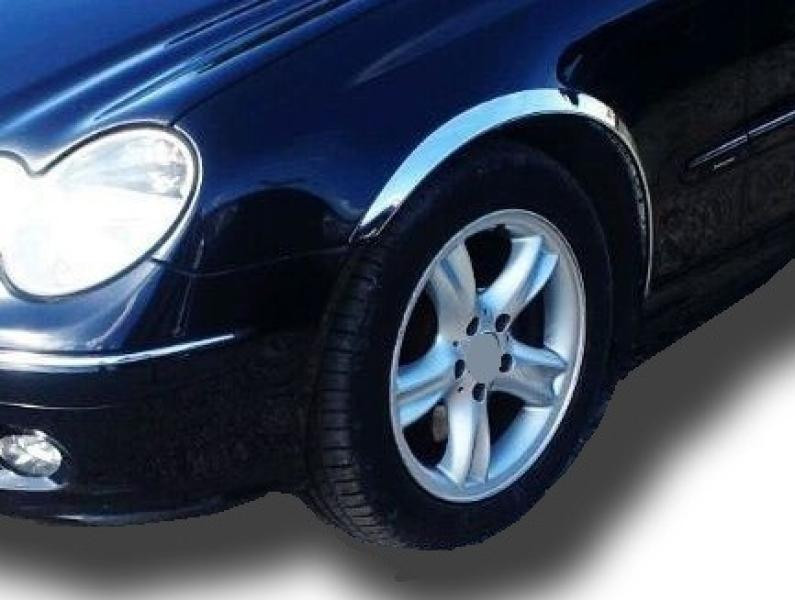 Купити Накладки на арки (4 шт, нерж) для Mercedes CLK W208 1997-2002 рр