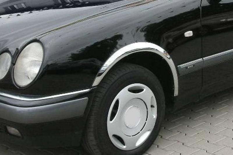 Купити Накладки на арки (4 шт, нерж) для Mercedes E-сlass W210 1995-2002 рр