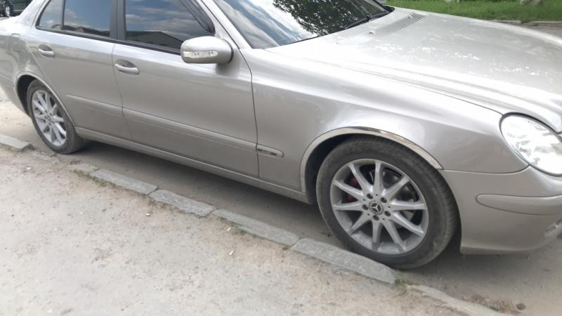 Купить Накладки на арки (4 шт, нерж) для Mercedes E-сlass W211 2002-2009 гг