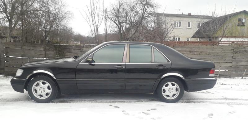 Купить Накладки на арки (4 шт, нерж) для Mercedes S-сlass W140