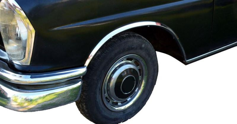 Купити Накладки на арки (4 шт, нерж) для Mercedes W108