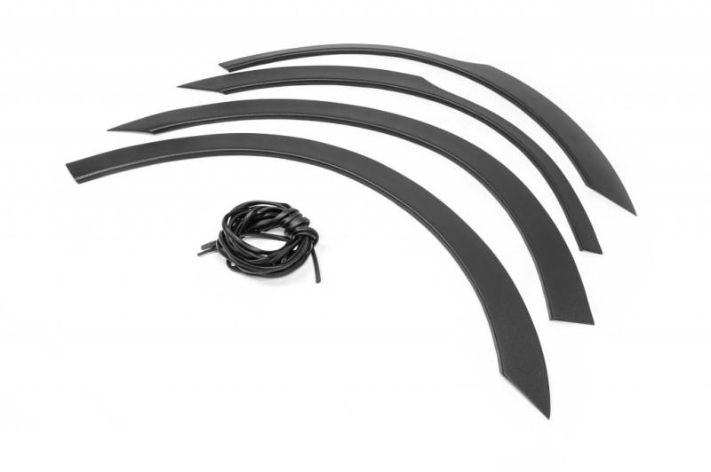 Купити Накладки на арки (4 шт, чорні) для Mitsubishi Outlander 2006-2012 рр