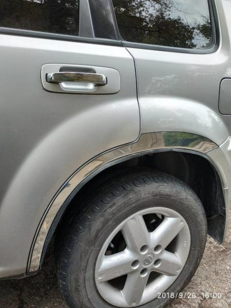 Купить Накладки на арки (4 шт, нерж) для Nissan X-trail T30 2002-2007 гг