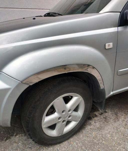 Купить Накладки на арки (4 шт, нерж) для Nissan X-trail T30 2002-2007 гг