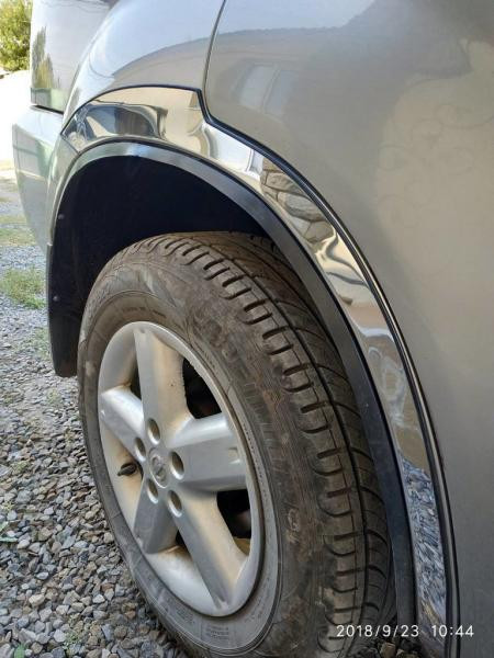 Купить Накладки на арки (4 шт, нерж) для Nissan X-trail T30 2002-2007 гг