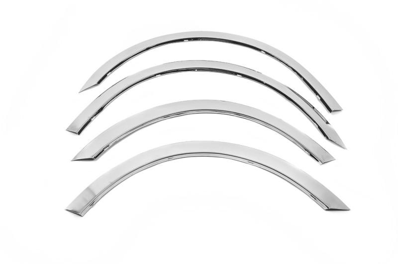 Купить Накладки на арки (2004-2008, 4 шт, нерж) для Peugeot 407