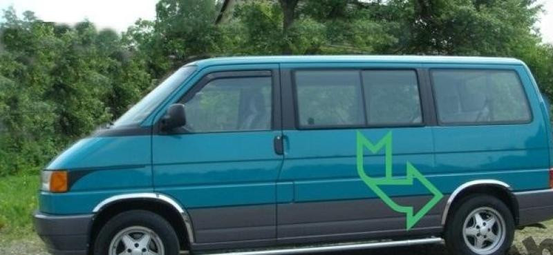Купить Накладки на арки (4 шт, нерж) для Volkswagen T4 Caravelle/Multivan