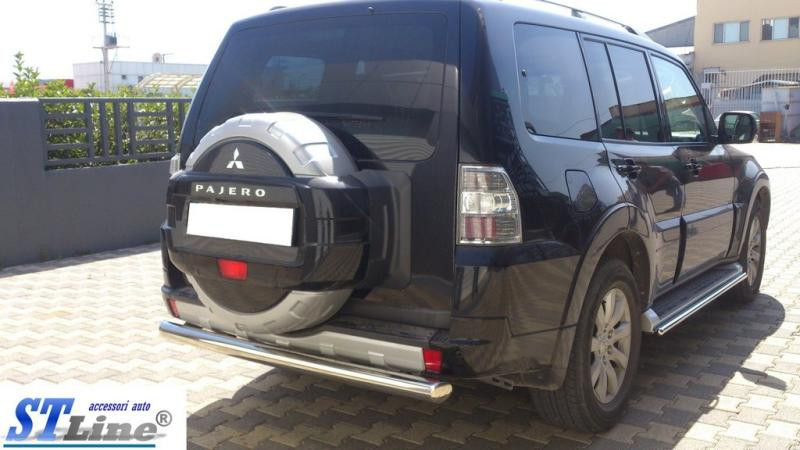 Купить Задняя дуга AK002 (нерж.) для Mitsubishi Pajero Wagon III