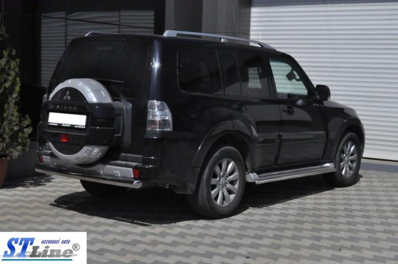 Купить Задняя дуга AK002 (нерж.) для Mitsubishi Pajero Wagon III