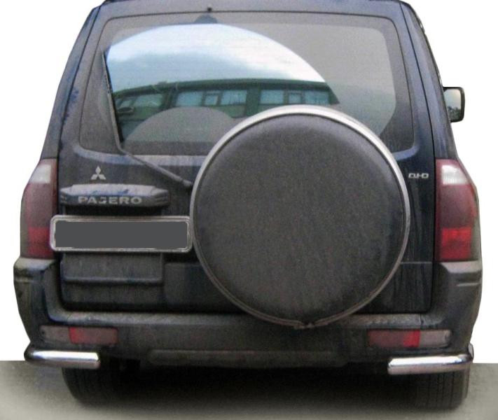 Купити Задня дуга AK003 (нерж.) для Mitsubishi Pajero Wagon III