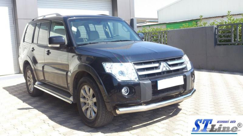 Купити Передній захист ST008 (нерж.) для Mitsubishi Pajero Wagon III