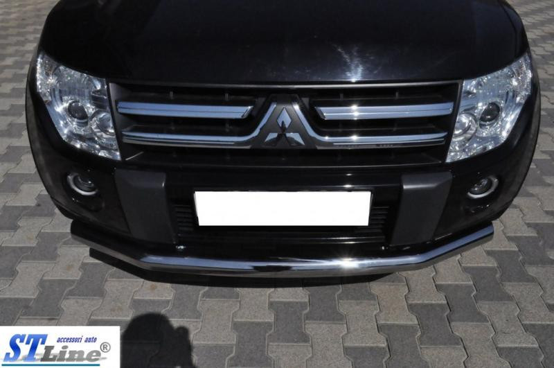 Купити Передній захист ST008 (нерж.) для Mitsubishi Pajero Wagon III