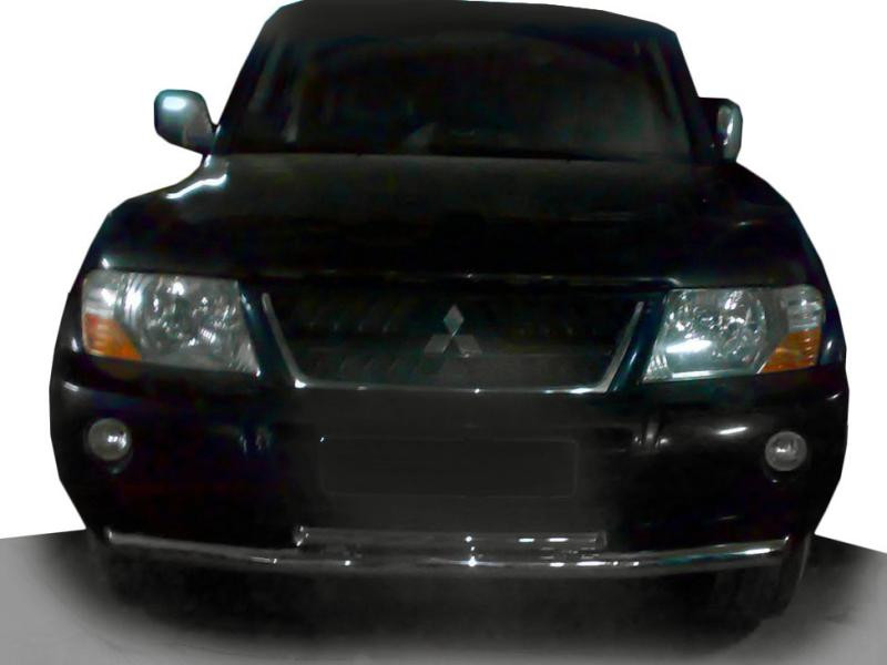 Купить Передняя защита ST014 (нерж.) для Mitsubishi Pajero Wagon III