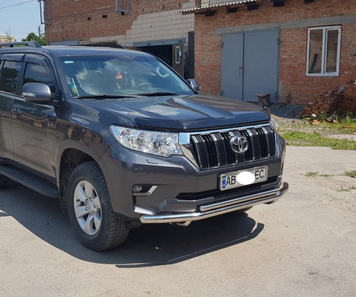 Купить Передняя защита ST014 (нерж) 60/42 мм для Toyota Land Cruiser Prado 150