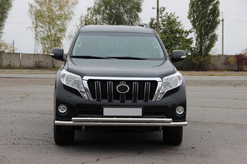 Купить Передняя защита ST014 (нерж) 60/60 мм для Toyota Land Cruiser Prado 150