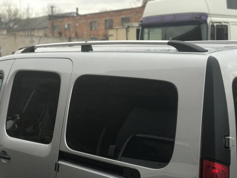 Купити Рейлінги хром Максі база, Пластикові ніжки для Renault Kangoo 2008-2020 рр