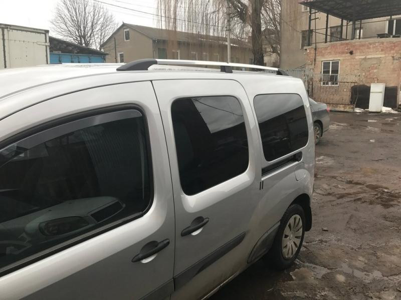 Купить Рейлинги хром Макси база, Чугунные ножки для Renault Kangoo 2008-2020 гг
