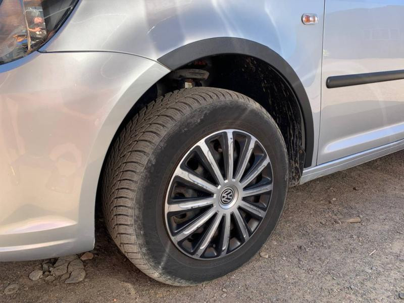 Купити Накладки на арки (чорний мат) Коротка база, 2 бічних (пластик) для Volkswagen Caddy 2010-2015 рр