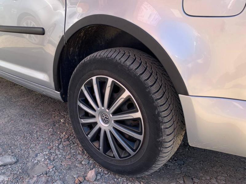 Купити Накладки на арки (чорний мат) Коротка база, 2 бічних (пластик) для Volkswagen Caddy 2010-2015 рр