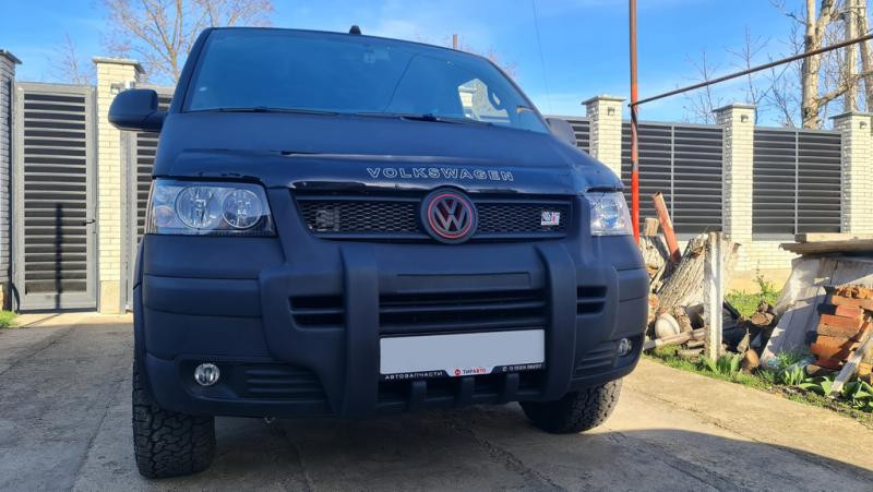 Купить Передняя накладка губа (под покраску) для Volkswagen T5 Transporter 2003-2010 гг