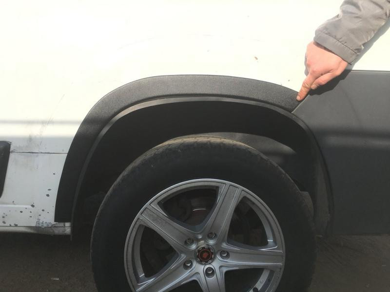 Купити Накладки на арки (4 шт, чорні) ABS-Пластик (2006-2014) для Peugeot Boxer рр