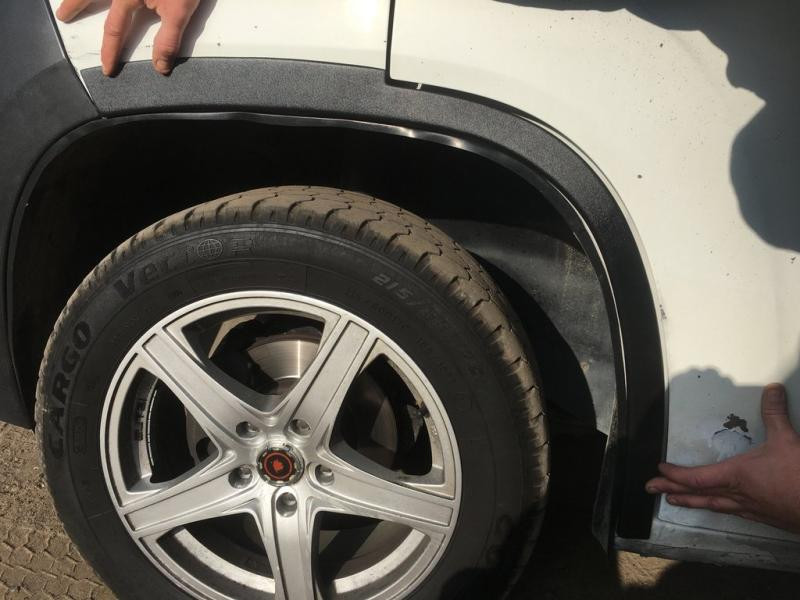 Купити Накладки на арки (4 шт, чорні) ABS-Пластик (2006-2014) для Peugeot Boxer рр