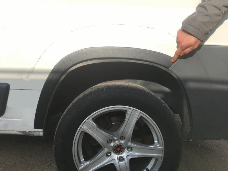 Купити Накладки на арки (4 шт, чорні) ABS-Пластик (2006-2014) для Peugeot Boxer рр