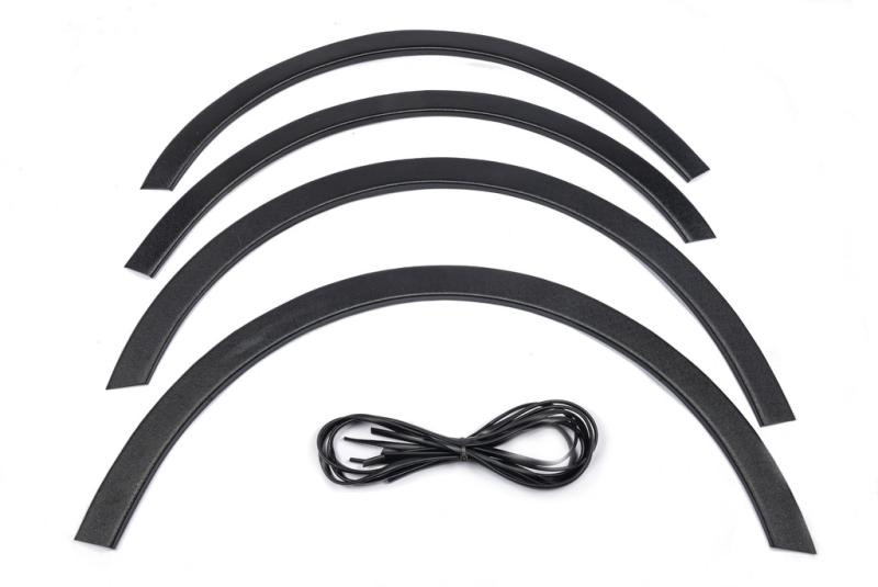 Купить Накладки на арки (черный мат) Короткая база, 1 сдвижная дверь (пластик) для Volkswagen Caddy 2004-2010 гг