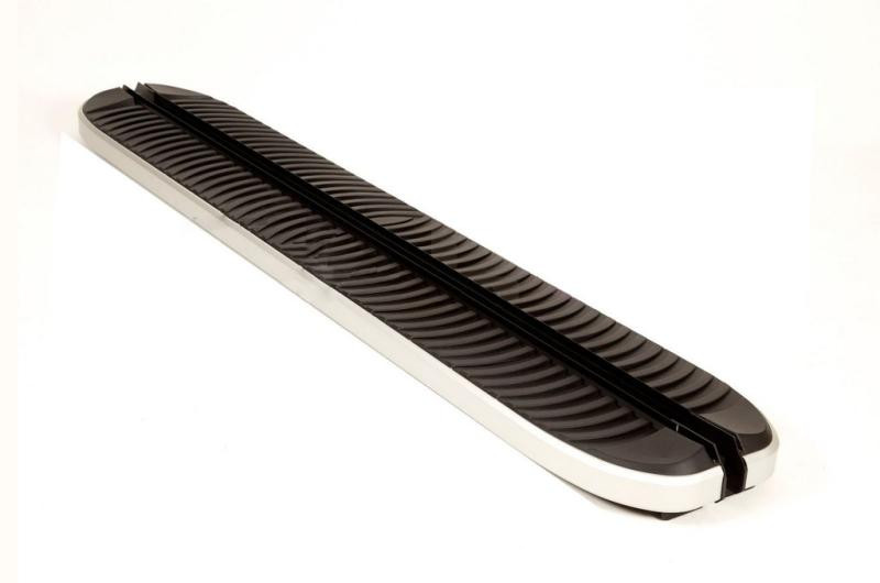 Купить Боковые пороги Tayga Grey (2 шт, алюм.) для Nissan Navara/NP300 2016- гг