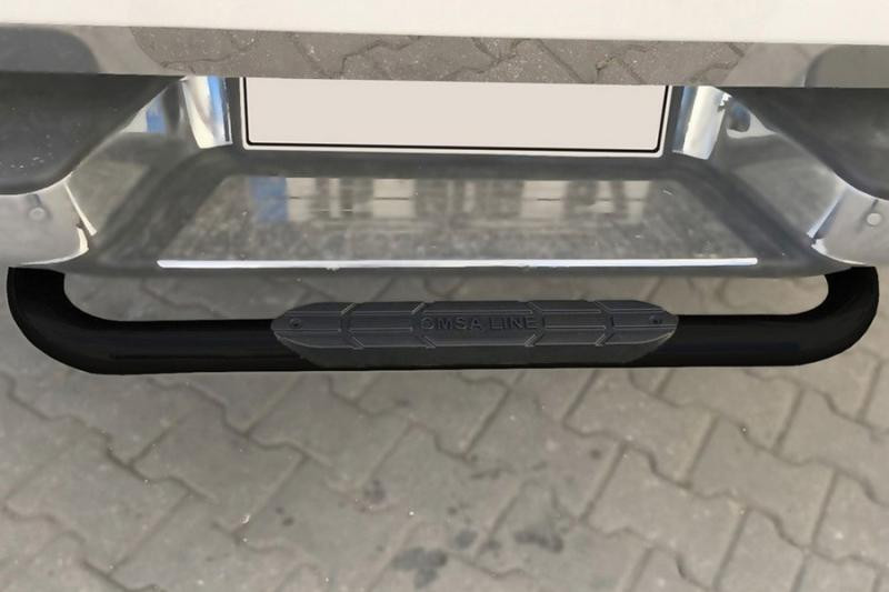 Купити Задній захист Omsa (чорний, 76мм) для Mercedes X class