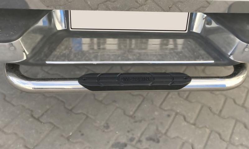 Купити Задній захист Omsa (нержавійка) 76мм для Mercedes X class