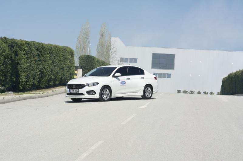 Купить Передняя накладка на бампер (2016-2021, под покраску) для Fiat Tipo 2016- гг