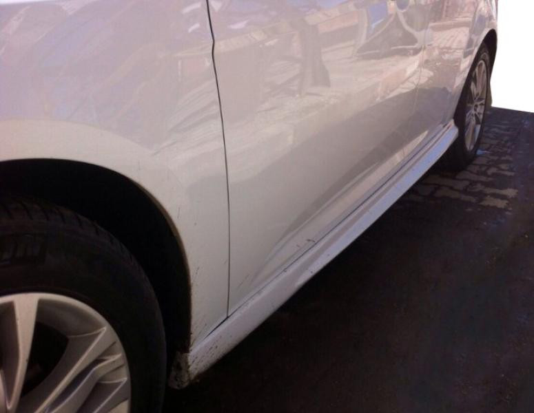Купить Боковые пороги Sedan 2011-2015 (под покраску) для Ford Focus III