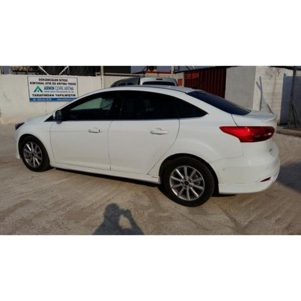 Купити Бокові пороги Sedan 2015-2025 (під фарбування) для Ford Focus III рр