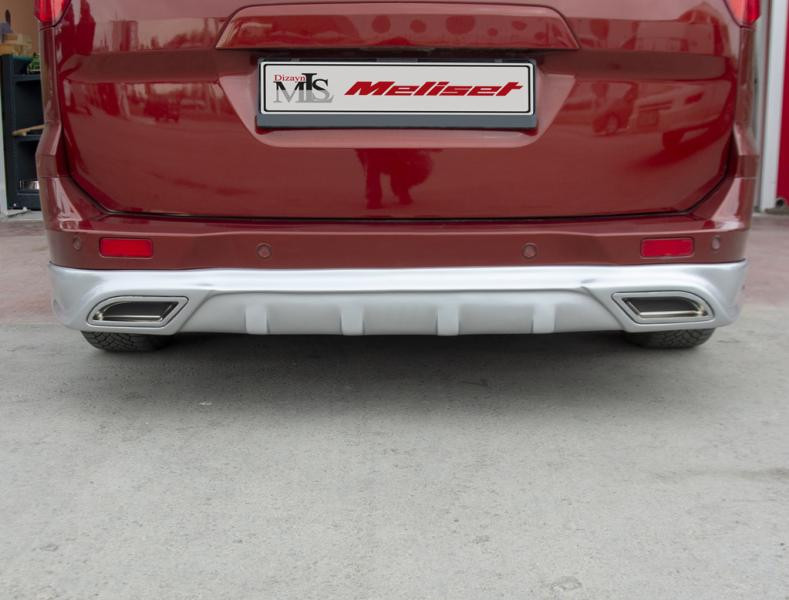 Купить Задняя накладка (под покраску) для Ford Courier 2014-2023 гг