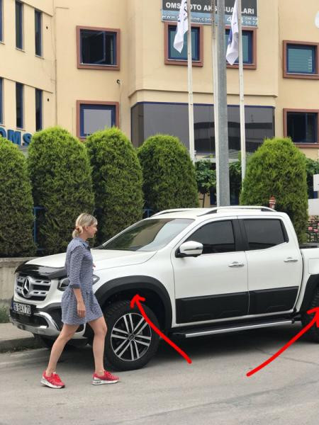 Купити Розширювачі колісних арок (під фарбування) для Mercedes X class