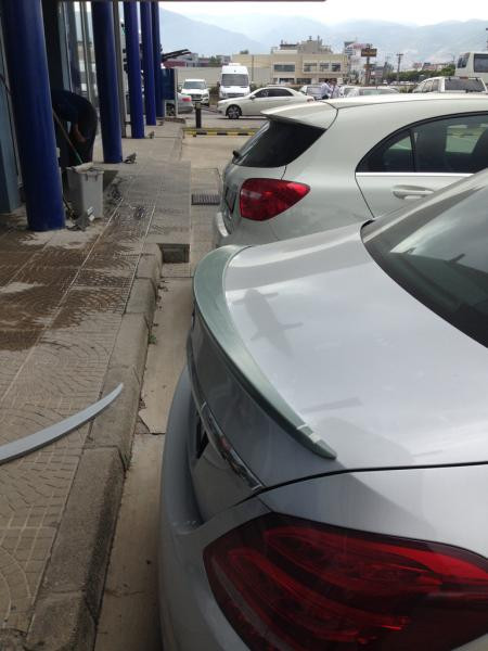 Купити Спойлер Meliset (під фарбування) для Mercedes C-сlass W205 2014-2021рр