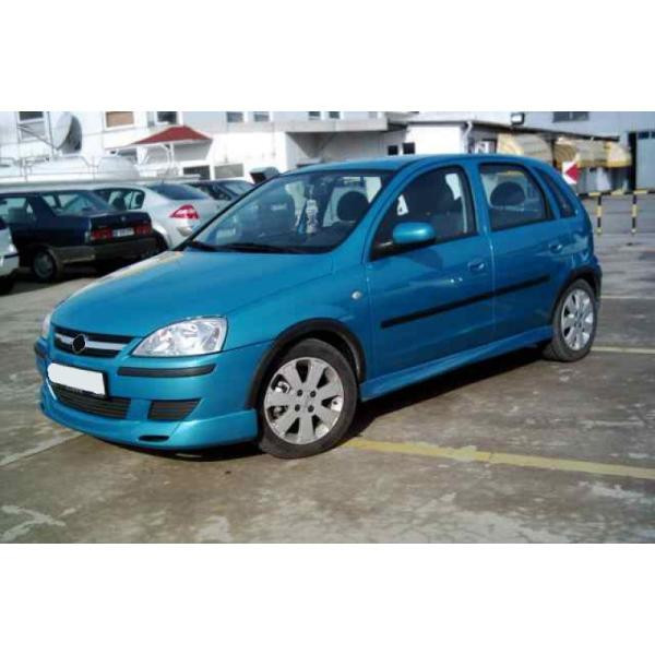 Купити Бічні спідниці (під фарбування) для Opel Corsa C 2000- рр