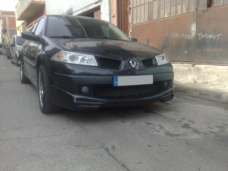Купити Передня накладка на бампер 2006-2009 (під фарбування) для Renault Megane II рр