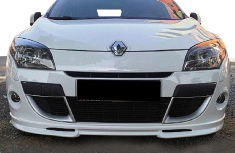 Купити Передня накладка (під фарбування) для Renault Megane III 2009-2016 рр