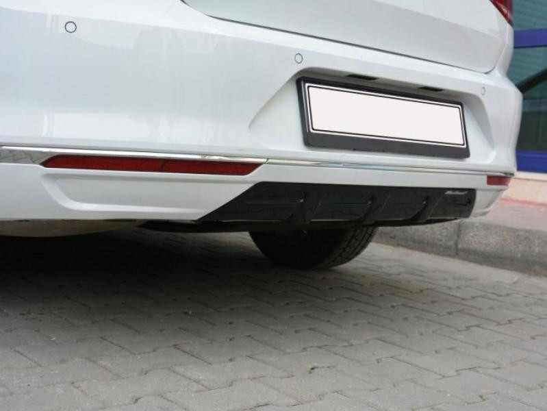 Купить Задний диффузор (под покраску) для Volkswagen Passat B8 2015-2023 гг