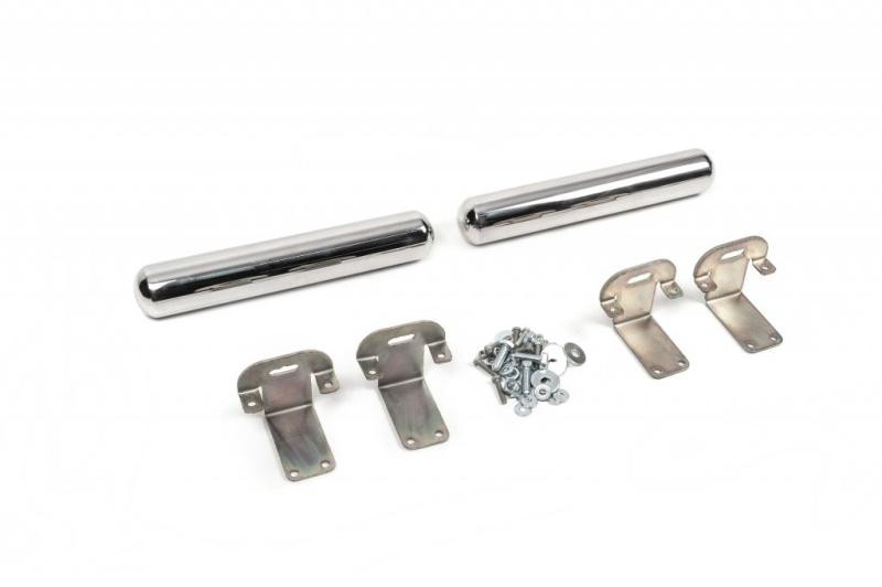 Купити Бічні труби за заднім колесом (2 шт., нерж) Середня база, 70мм для Mercedes Sprinter W906 2006-2018 рр