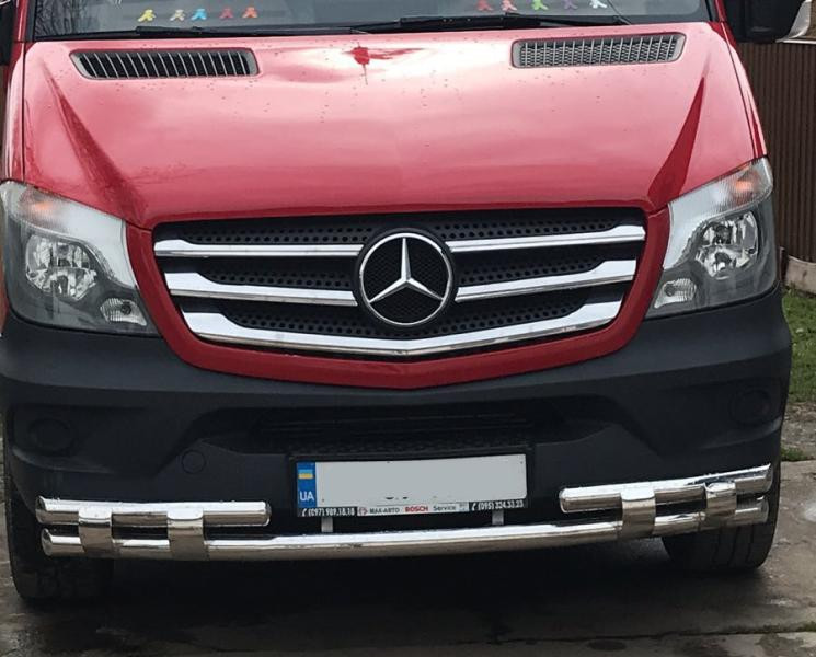 Купити Передня нижня дуга Shark (нерж.) 2006-2013 для Mercedes Sprinter W906 рр