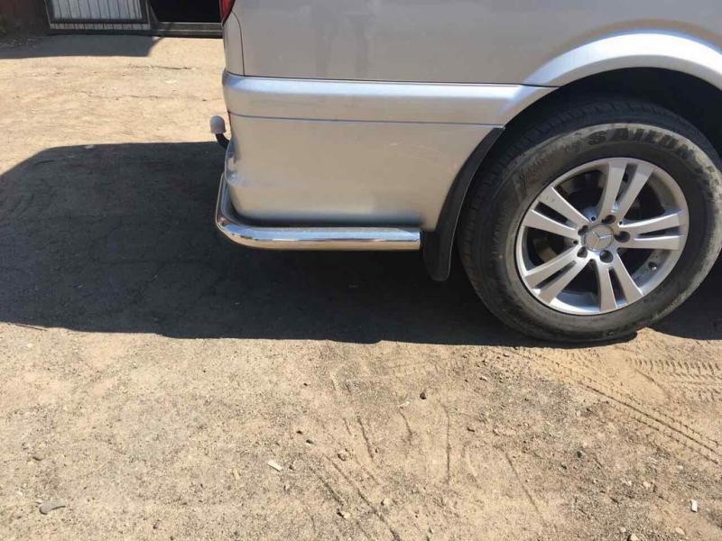 Купити Задні куточки AK003 (2 шт., нерж) Коротка база для Mercedes Vito W639 2004-2014 рр