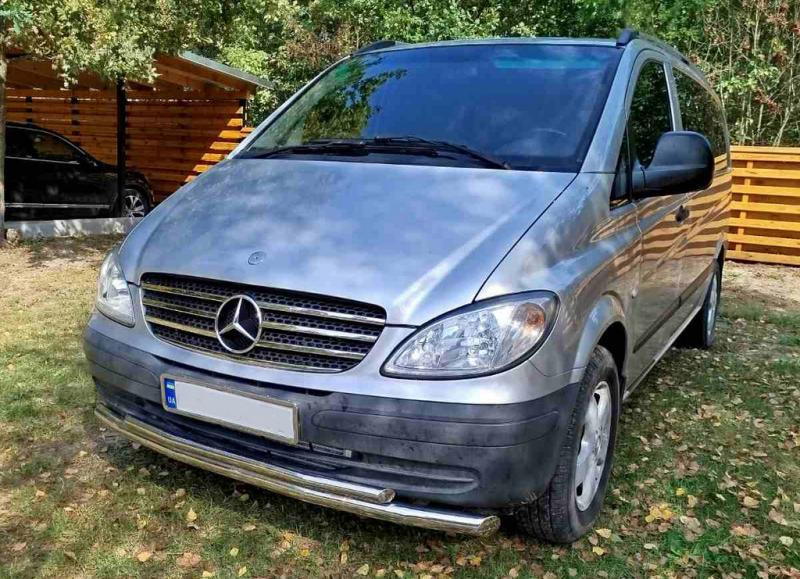 Купити Нижня Губа ST014 (нерж) 2010-2015, 60 -2025 42мм для Mercedes Vito W639 рр