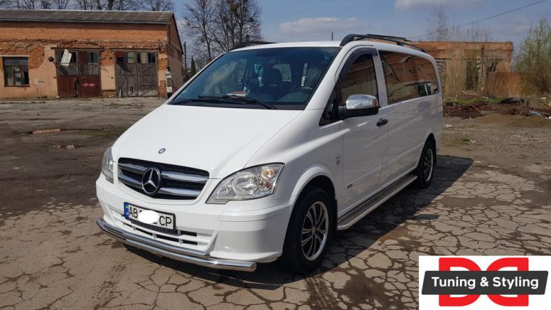 Купити Нижня Губа ST014 (нерж) 2010-2015, 60 -2025 42мм для Mercedes Vito W639 рр