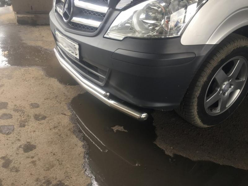 Купити Нижня Губа ST014 (нерж) 2010-2015, 70 -2025 48 мм для Mercedes Vito W639 рр