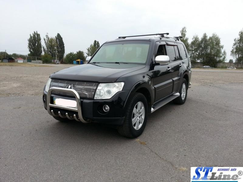 Купити Кенгурятник QT006 (нерж.) 60 мм для Mitsubishi Pajero Wagon IV
